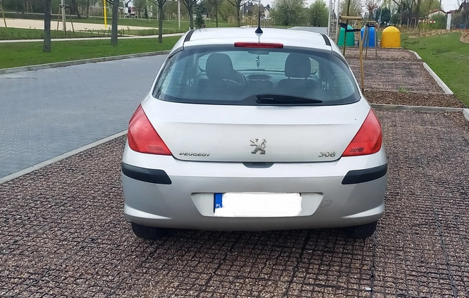 Peugeot 308 cena 10500 przebieg: 286270, rok produkcji 2008 z Warszawa małe 56